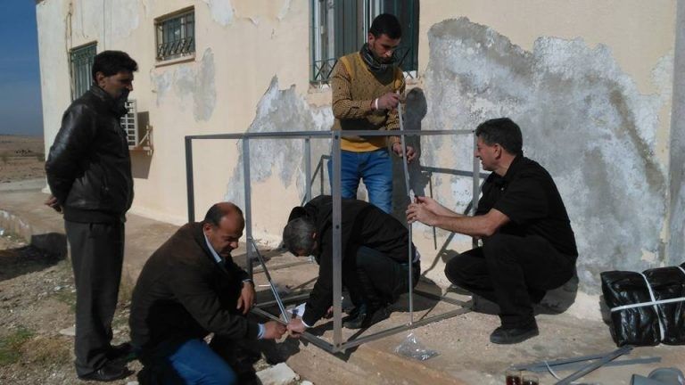 Installing Homebiogas system in Jordan