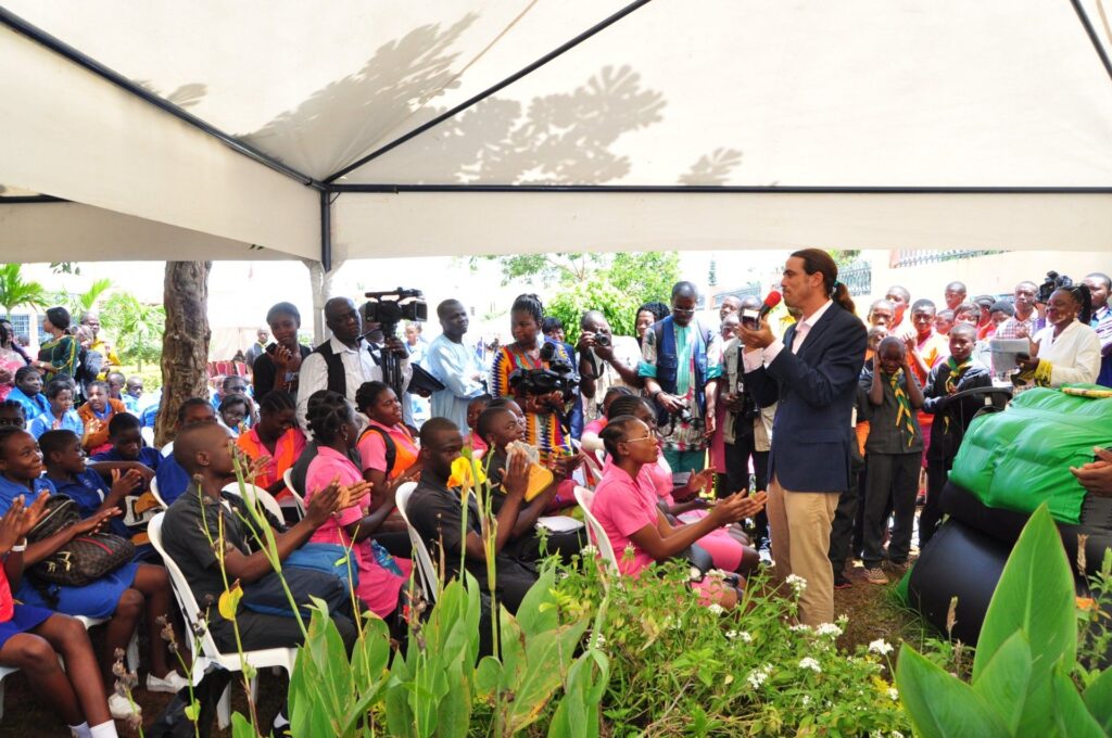 Demonstrating Homebiogas system in Cameroon