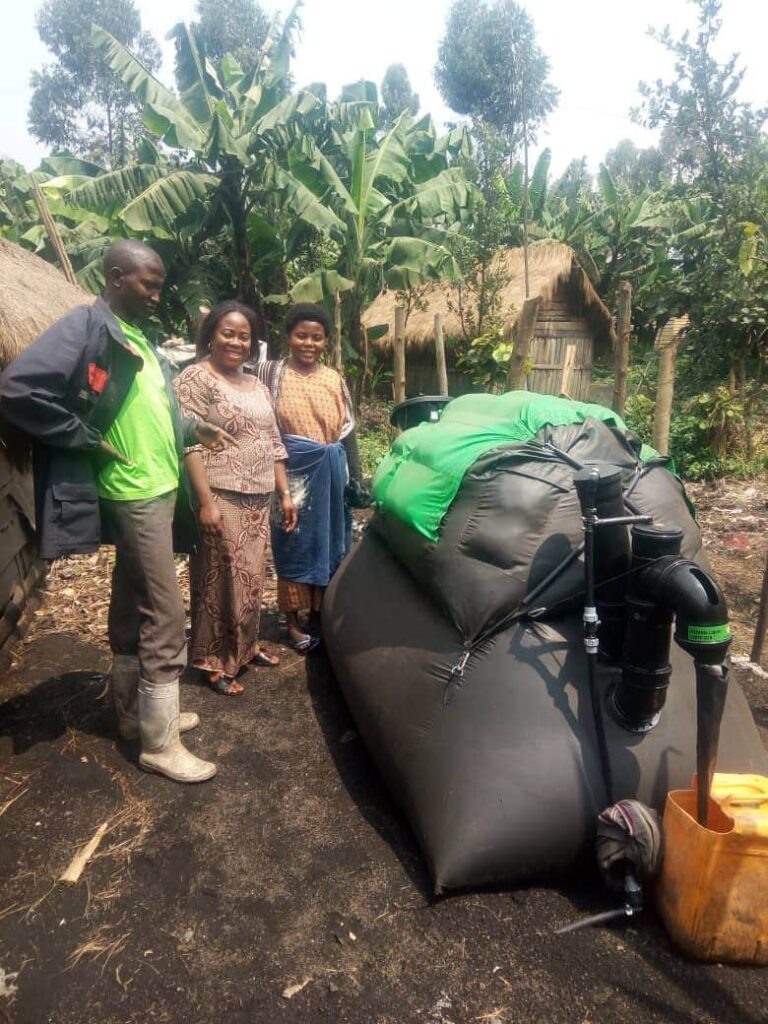 Homebiogas system in Congo