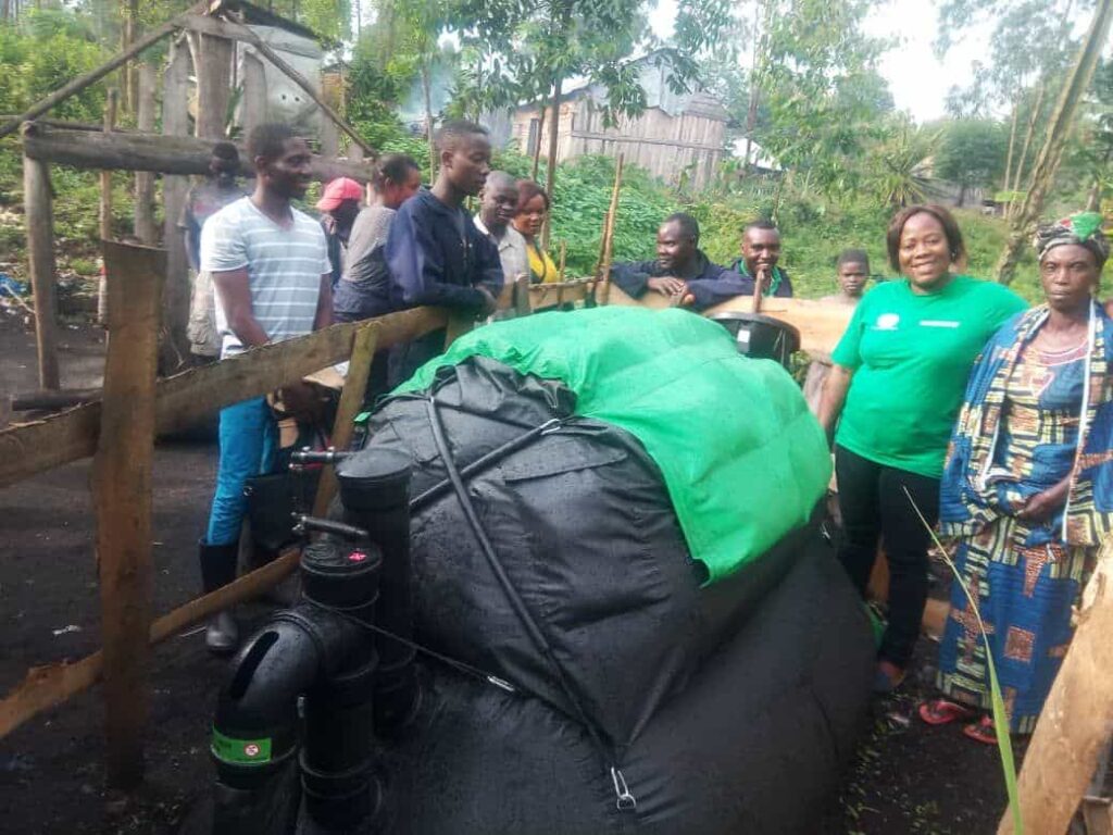 Homebiogas system in Congo