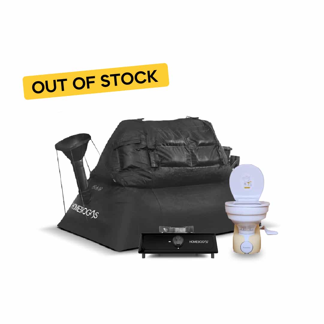 Bio-Toilet kit: HomeBiogas 2 + Toilet​