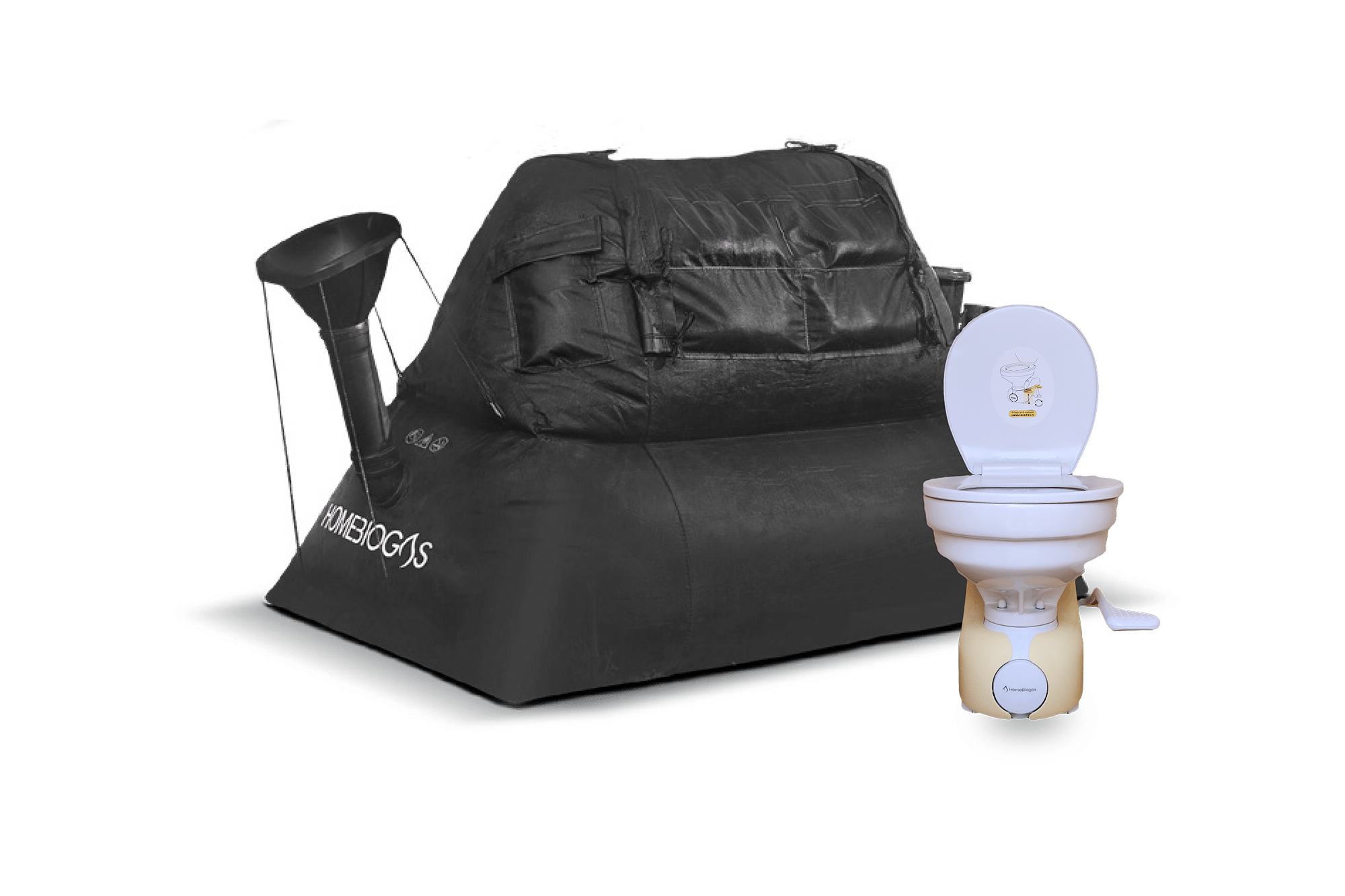 Bio-Toilet kit: HomeBiogas 2 + Toilet​